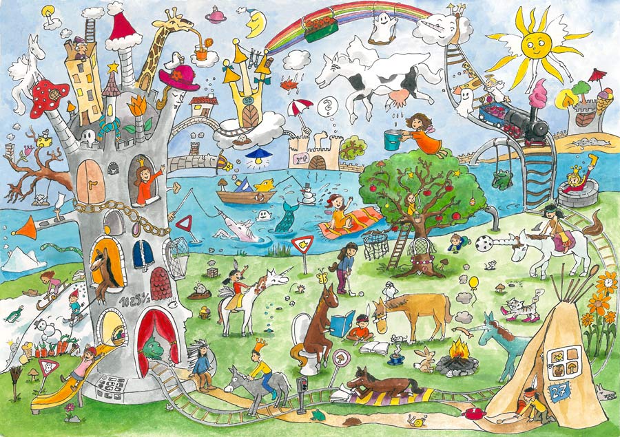 Wimmelbild Märchen Wimmelbild Märchen